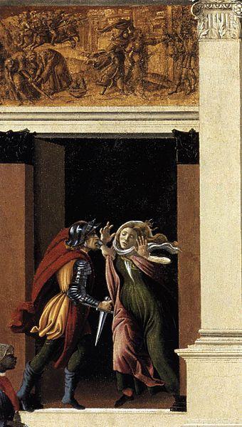 Sandro Botticelli The Story of Lucretia oil painting picture